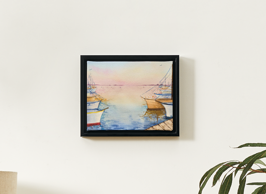 Home Decor Nautical Sunset Art Print