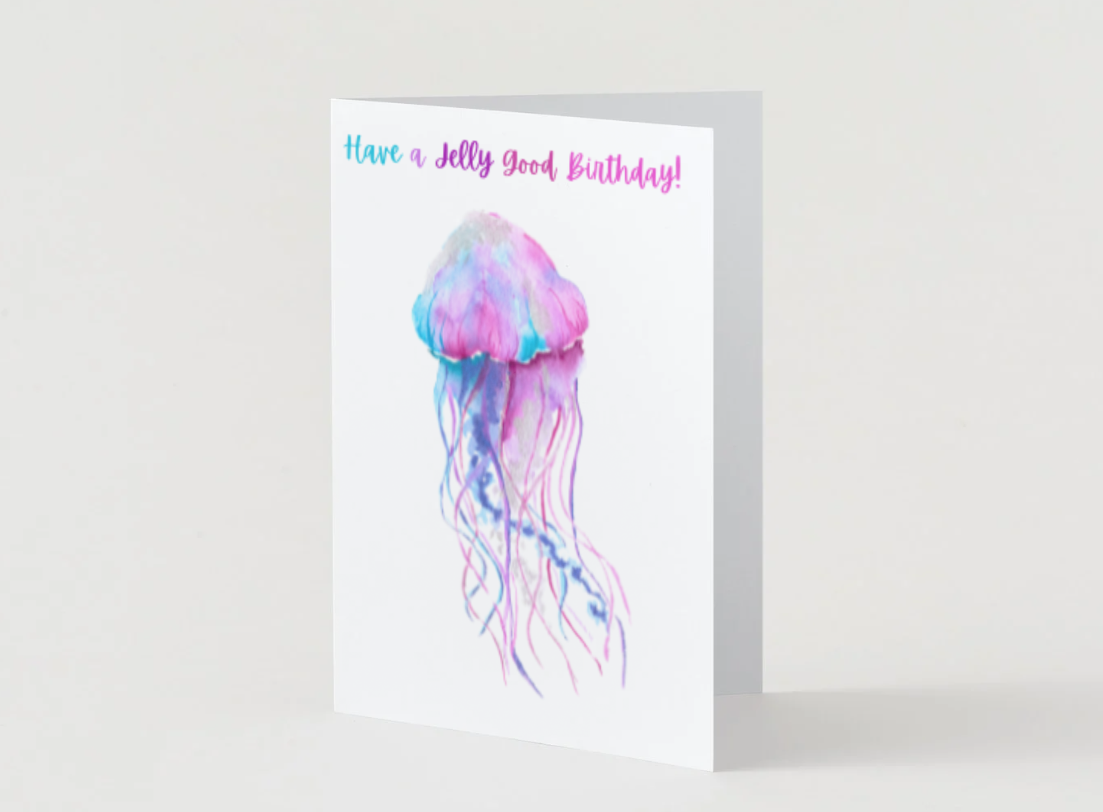 Birthday Card Jellyfish