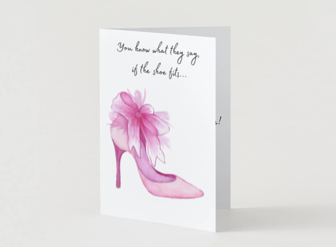 Birthday Card Shoe Bestfriend
