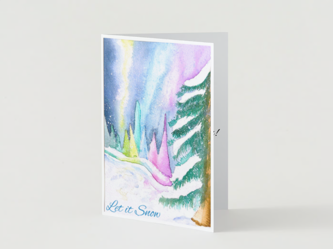 Holiday Card Magical Forest