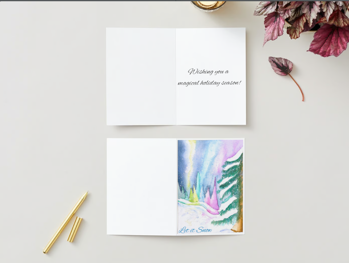 Holiday Card Magical Forest