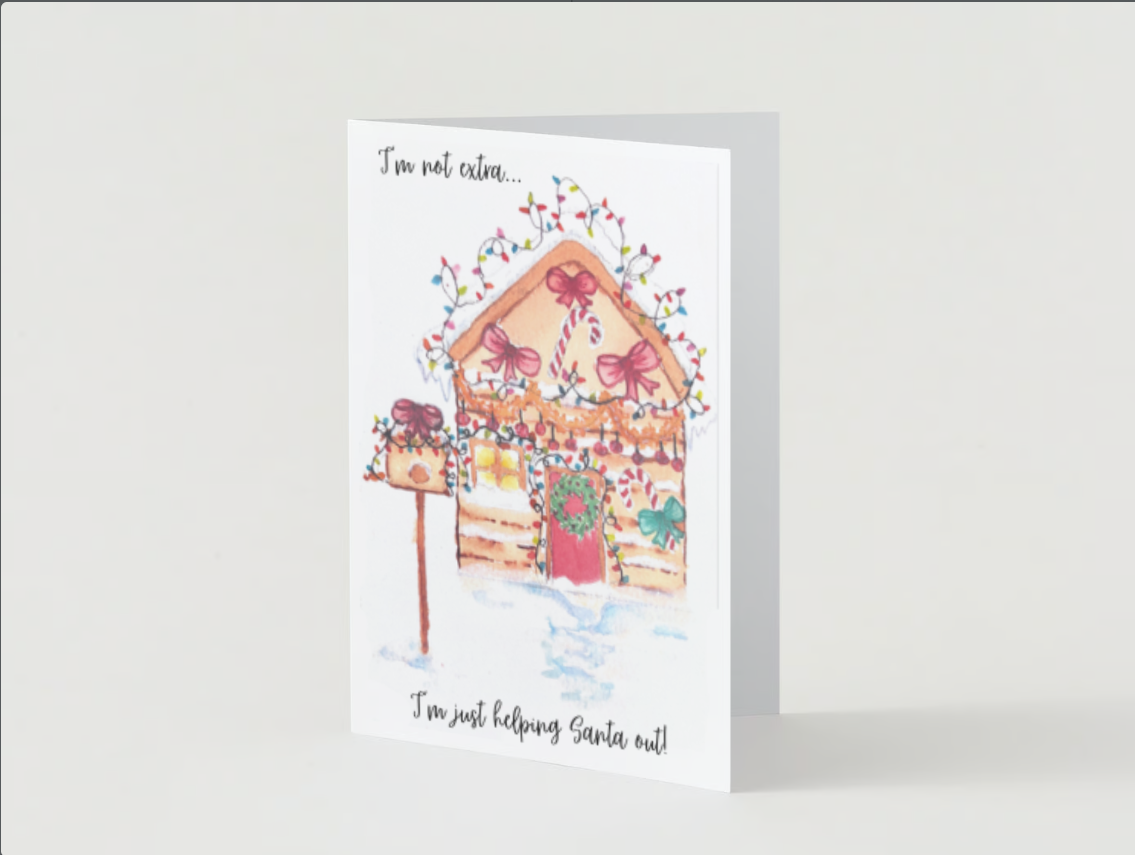 Holiday Card Santa's Helper