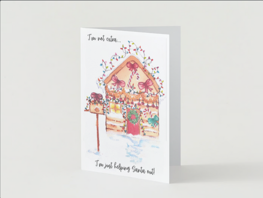 Holiday Card Santa's Helper